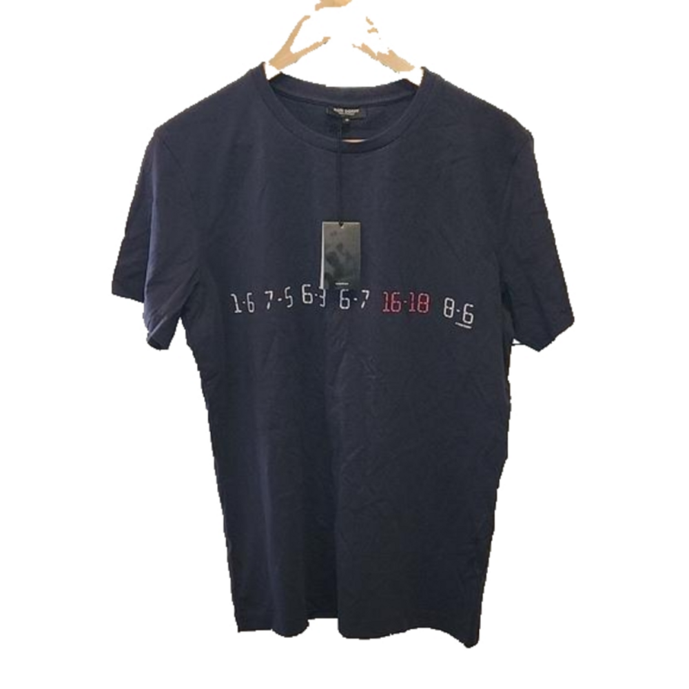 Ron Dorff navy organic cotton T-Shirt Player Digital sz M